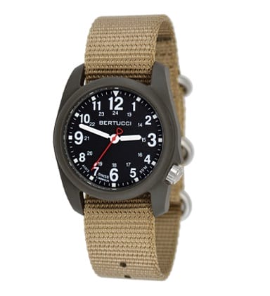 Watch, DX3® Field™ - Black Dial w/ Coyote Nylon Band