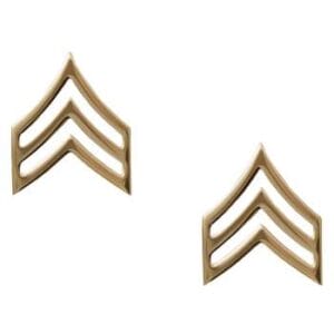 Rank, USA, Polished Gold, E5/SGT