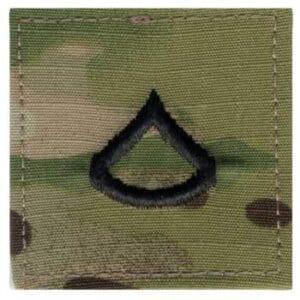 Patch, USA Rank, OCP with Velcro, E3/PFC (2 Pack)