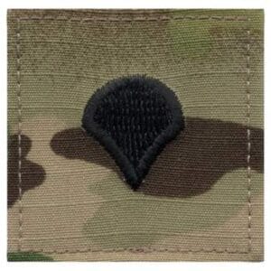 Patch, USA Rank, OCP with Velcro, E4/SPC (2 Pack)