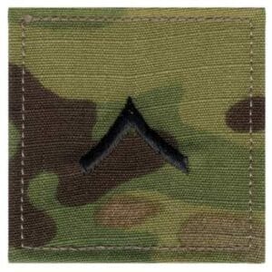 Patch, USA Rank, OCP with Velcro, E2/PV2