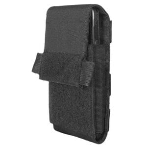 Pouch, Tactcal Cell Phone, MOLLE, Color: Black