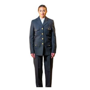 710BL – Women's Single Breasted Coat – Poly/Wool Blend