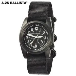 Watch, A-2S Ballista, Matte Black dial w/ Black Nylon Band