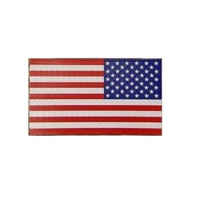 Patch, IR Garrison, Reverse American Flag, w/Velcro