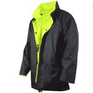 Rain Parka, LBPJRV34-C3, 34"/ Reversible / Waterproof / HIV/Black