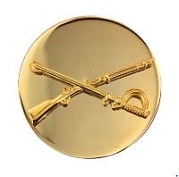 Collar Disc, Cross Sabre / Musket - Enlisted