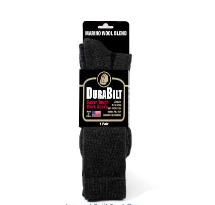 Socks, Morino Wool/Polypropylene Blend, by Pickett Hosiery, Color: Charcoal