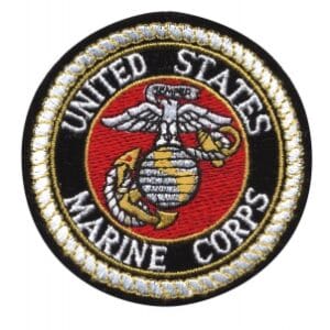 Patch, USMC, Type: Colored, Size: 3"