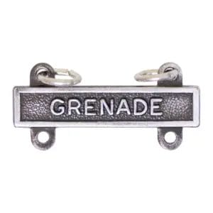 Bar, USA Qualification: GRENADE, Finish: Silver Oxidized