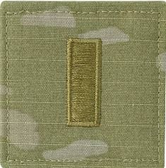 Patch, USA Rank, OCP with Velcro, O1/2LT (2 Pack)