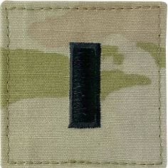 Patch, USA Rank, OCP with Velcro, O2/1LT (2 Pack)