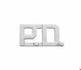 Collar Font Insignia, Size: 1/2", Set of 2, Font: P.D.