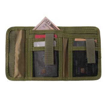 Wallet, Deluxe Nylon Tri-Fold ID Wallet - Image 6