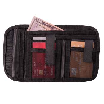 Wallet, Deluxe Nylon Tri-Fold ID Wallet - Image 3