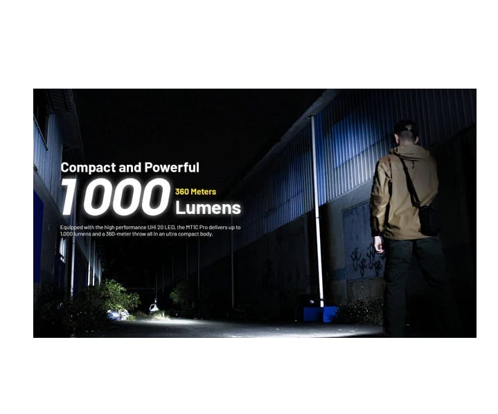 Flashlight Nitecore MT1C Pro 1000 LM Rechargeable - Image 3