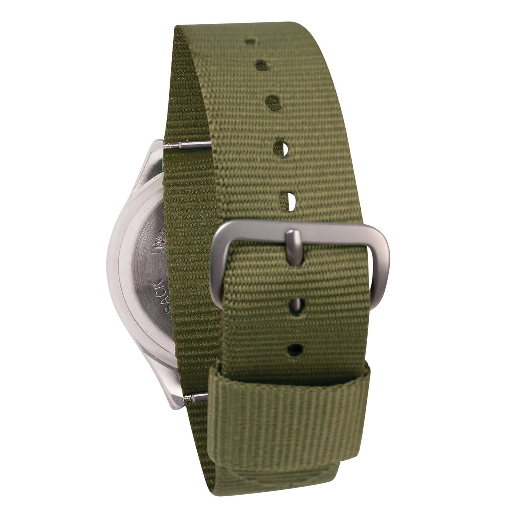 Watch, Military Style Quartz w/OD Green Strap - Image 2