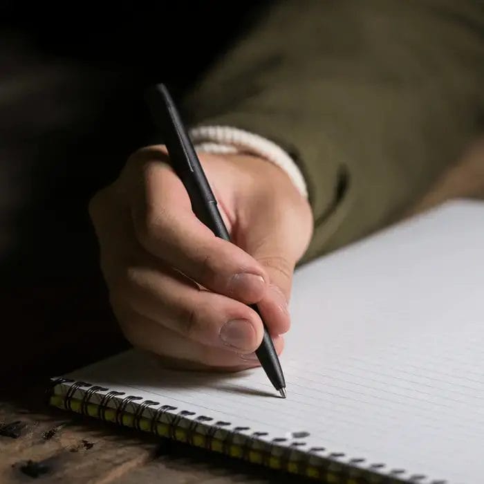 Pen, Black Metal Clicker/ #97 / Black Ink - Image 2