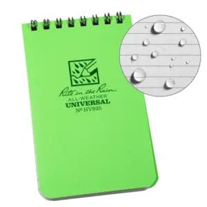 Notebook, Top Spiral / HI-Vis Green