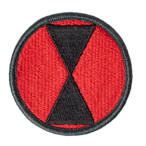 Patch, USA, 7 INF DIV - 2 Pack