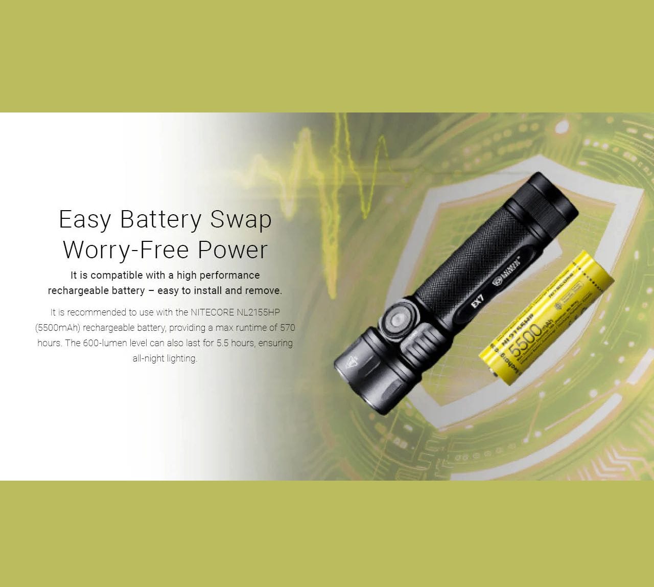 Flashlight, Nitecore EX7 6000 Lumen High Performance - Image 6