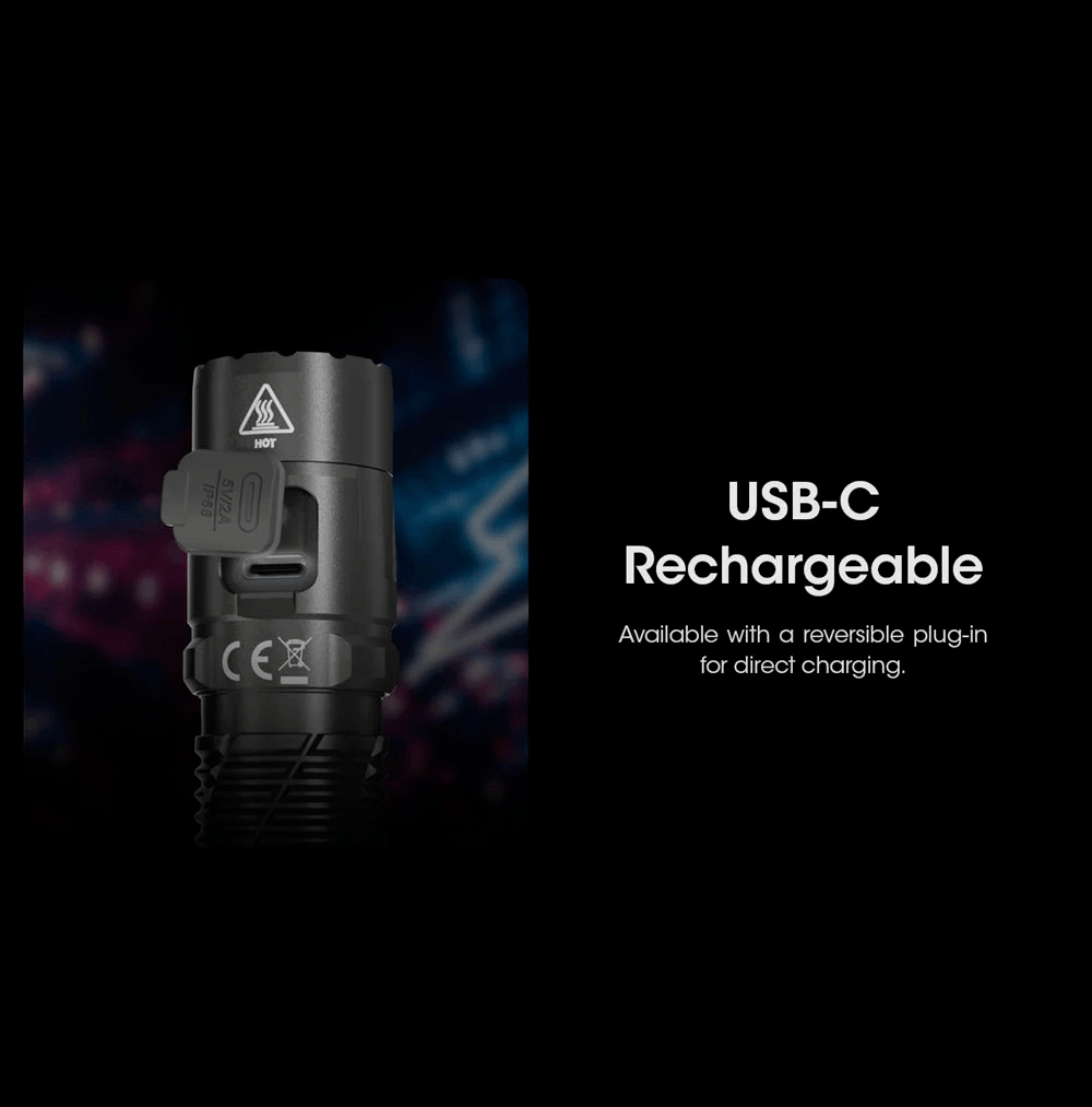 Flashlight Nitecore, MH12 Pro 3300 Lumen USB-C Rechargeable - Image 7
