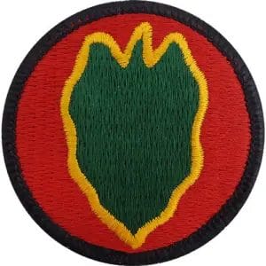 Patch, USA, 24 INF DIV - 2 Pack