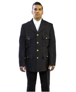 210BLC – Single Breasted Coat, Poly/Wool Blend - Image 2