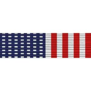 American Flag Ribbon: Stars and Stripes Ribbon / Unmounted