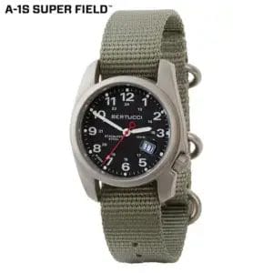 Watch, A-1S Super Field™, 40mm Stainless Case with Black Dial