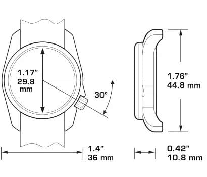Watch, A-1S Super Field™ - 36mm Stainless Case w/ Black Dial - Image 7